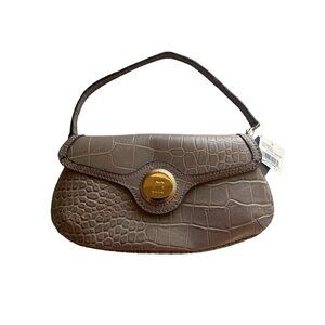 Liz Claiborne Taupe Convertible Strap Wristlet